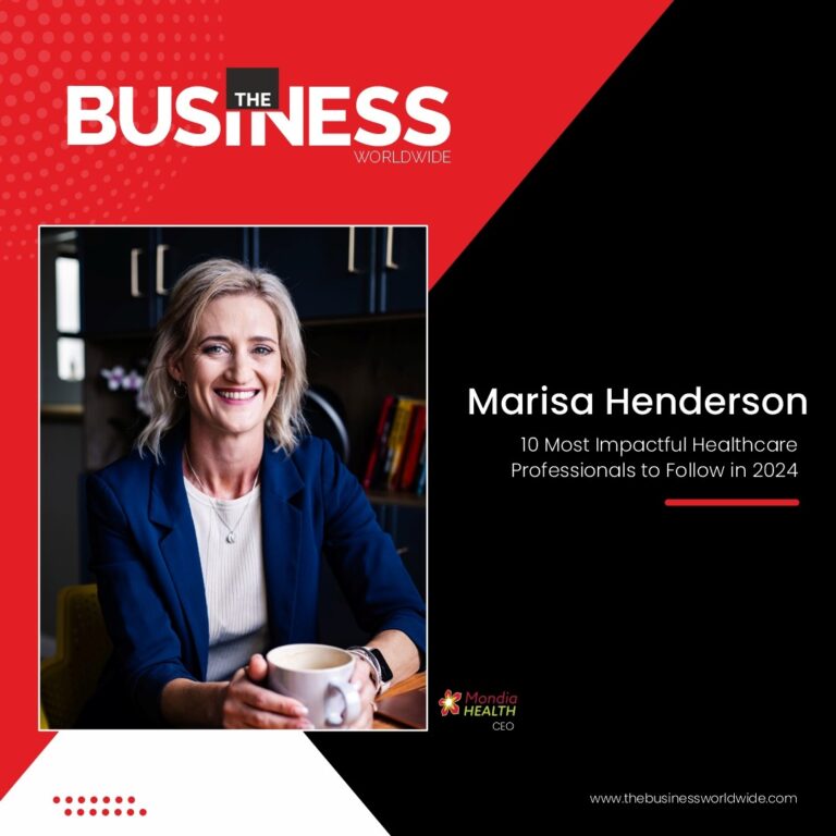 CEO Marisa Henderson one of South Africa’s Impactful Healthcare Professionals